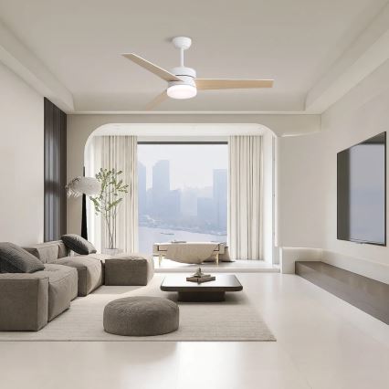 Immax NEO 07284L - LED+CCT dimbar takfläkt VARIABLE LED/24W/230V 3000/4000/6000K Wi-Fi Tuya Ø 132 cm + fjärrkontroll