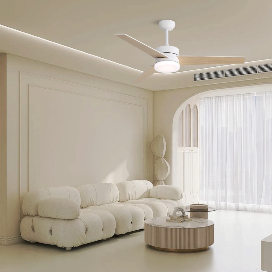 Immax NEO 07284L - LED+CCT dimbar takfläkt VARIABLE LED/24W/230V 3000/4000/6000K Wi-Fi Tuya Ø 132 cm + fjärrkontroll