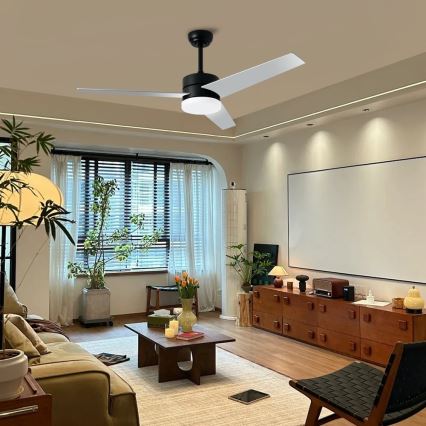 Immax NEO 07285L - LED+CCT dimbar takfläkt VARIABLE LED/24W/230V 3000/4000/6000K Wi‑Fi Tuya Ø 132 cm + fjärrkontroll