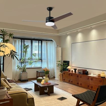 Immax NEO 07285L - LED+CCT dimbar takfläkt VARIABLE LED/24W/230V 3000/4000/6000K Wi‑Fi Tuya Ø 132 cm + fjärrkontroll