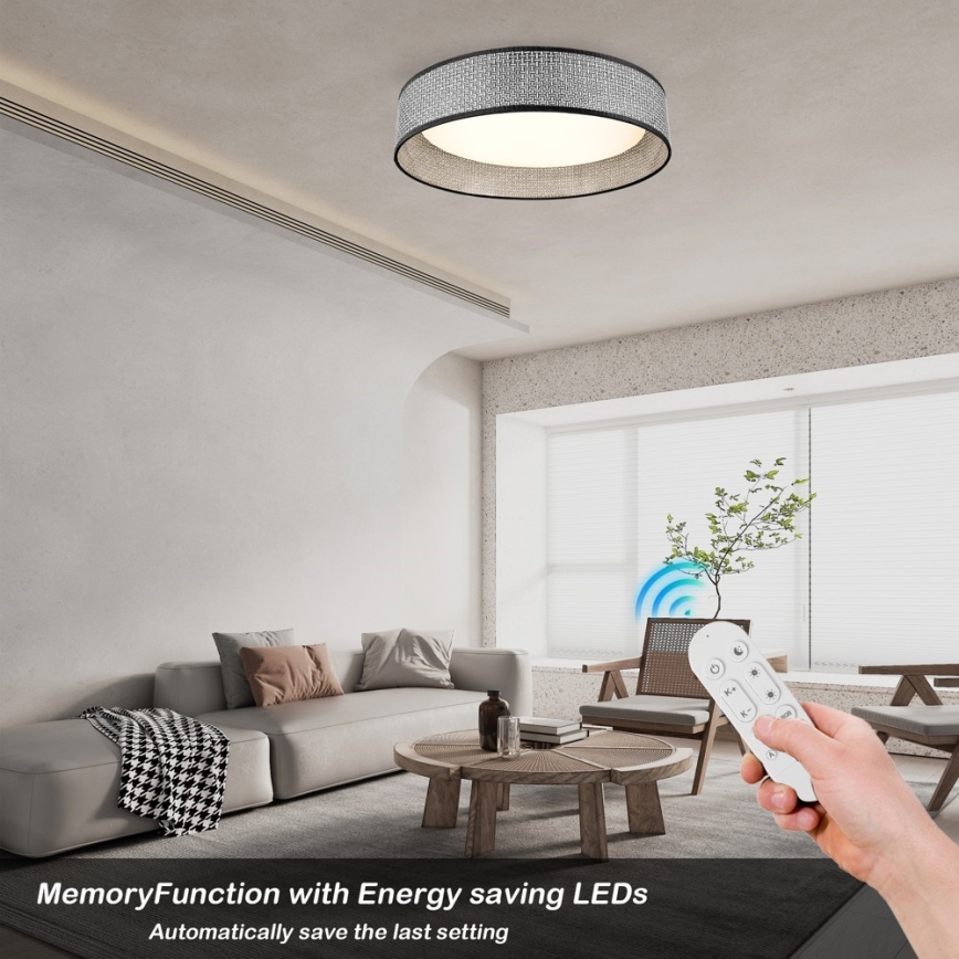 Immax NEO 07287L - LED+CCT Dimbar taklampa LONA LED/36W/230V 3000–6000K Wi‑Fi Tuya Ø 45,5 cm + fjärrkontroll