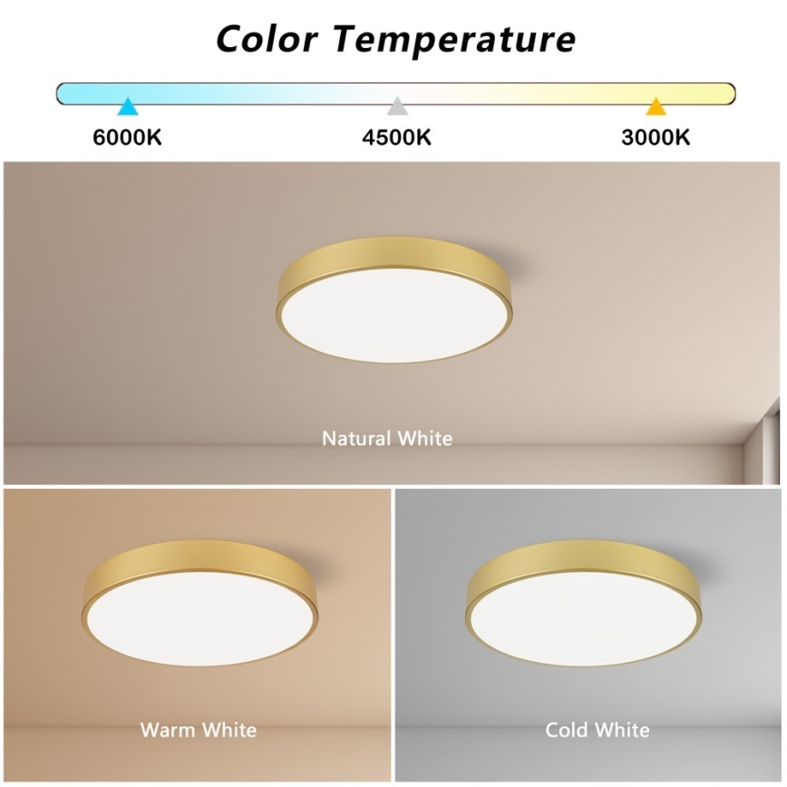 Immax NEO 07292L - LED+CCT Dimmbar takarmatur SEMPLICI LED/36W/230V 2700-6500K Ø 40 cm + fjärrkontroll