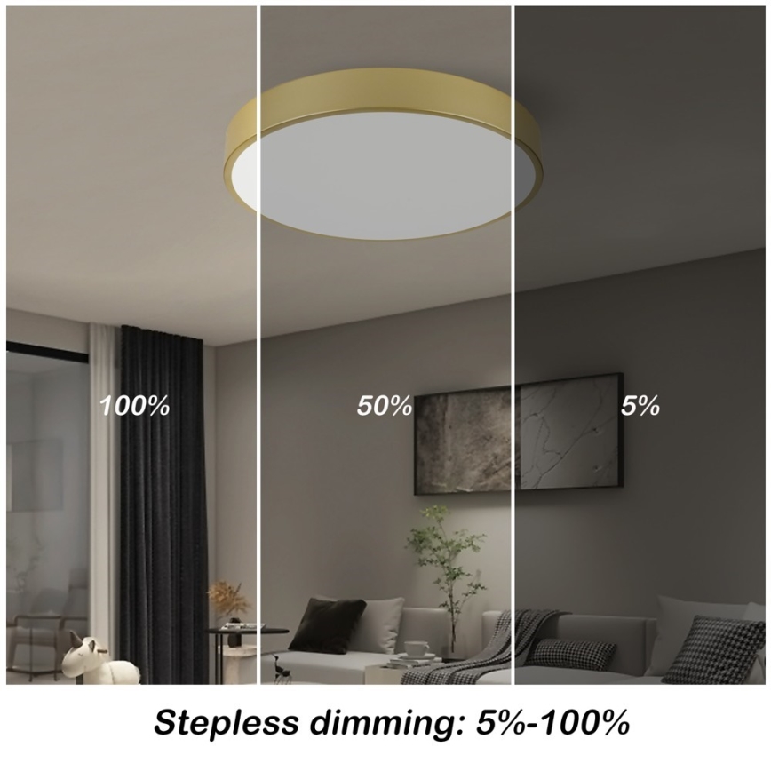Immax NEO 07292L - LED+CCT Dimmbar takarmatur SEMPLICI LED/36W/230V 2700-6500K Ø 40 cm + fjärrkontroll