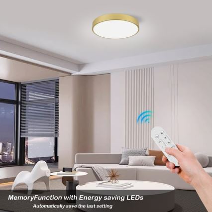 Immax NEO 07292L - LED+CCT Dimmbar takarmatur SEMPLICI LED/36W/230V 2700-6500K Ø 40 cm + fjärrkontroll