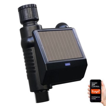 Immax NEO 07524L - Bevattningsventil med solcellspanel 2xAA IP65 Tuya
