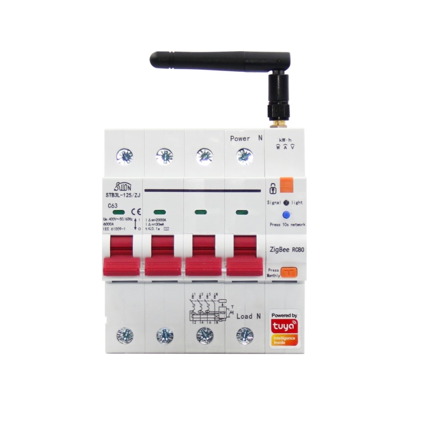 Immax NEO 07531L - Smart strömbrytare 3-fas 1-63A