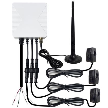 Immax NEO 07581L -Smart trefas elförbrukningsmätare Wi-Fi Tuya