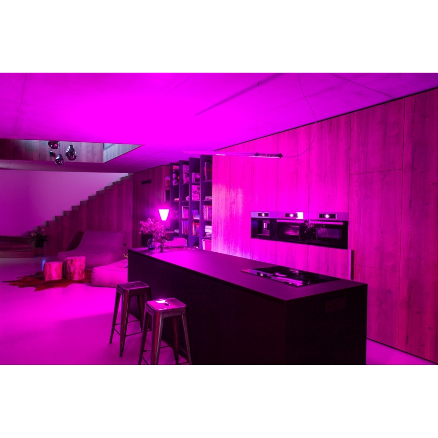 Immax NEO 07712CDO - KIT 3x LED RGB+CCT Ljusreglerad glödlampa E27/9W/230V Wi-Fi Tuya + fjärrkontroll