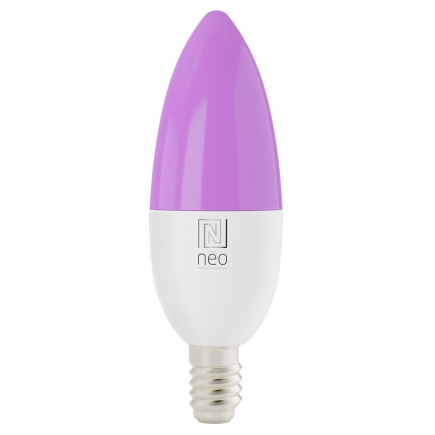 Immax NEO 07716CDO - KIT 3x LED RGB+CCT Ljusreglerad glödlampa E14/6W/230V Wi-Fi Tuya + fjärrkontroll