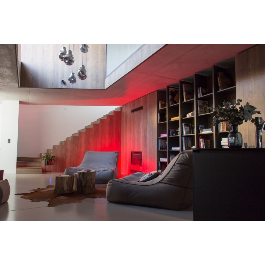 Immax NEO 07716L - LED RGB+CCT Ljusreglerad glödlampa E14/5,5W/230V 2700K Wi-Fi Tuya