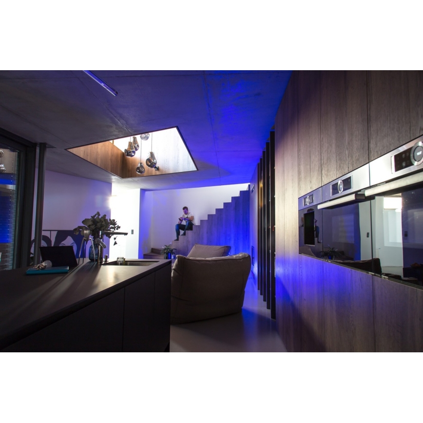Immax NEO 07716L - LED RGB+CCT Ljusreglerad glödlampa E14/5,5W/230V 2700K Wi-Fi Tuya