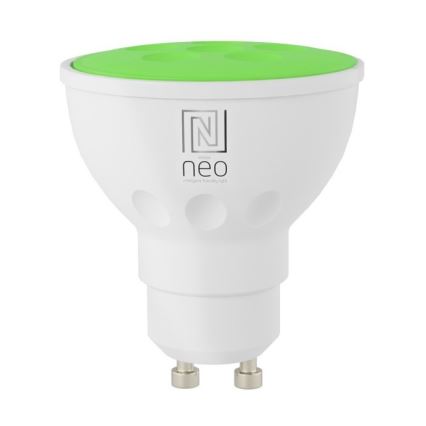 Immax NEO 07724L - LED RGB+CCT Ljusreglerad glödlampa GU10/4,8W/230V 2700K Wi-Fi Tuya