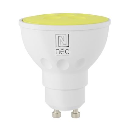 Immax NEO 07724L - LED RGB+CCT Ljusreglerad glödlampa GU10/4,8W/230V 2700K Wi-Fi Tuya