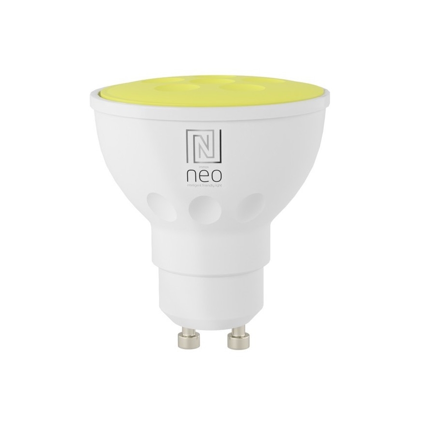 Immax NEO 07724L - LED RGB+CCT Ljusreglerad glödlampa GU10/4,8W/230V 2700K Wi-Fi Tuya