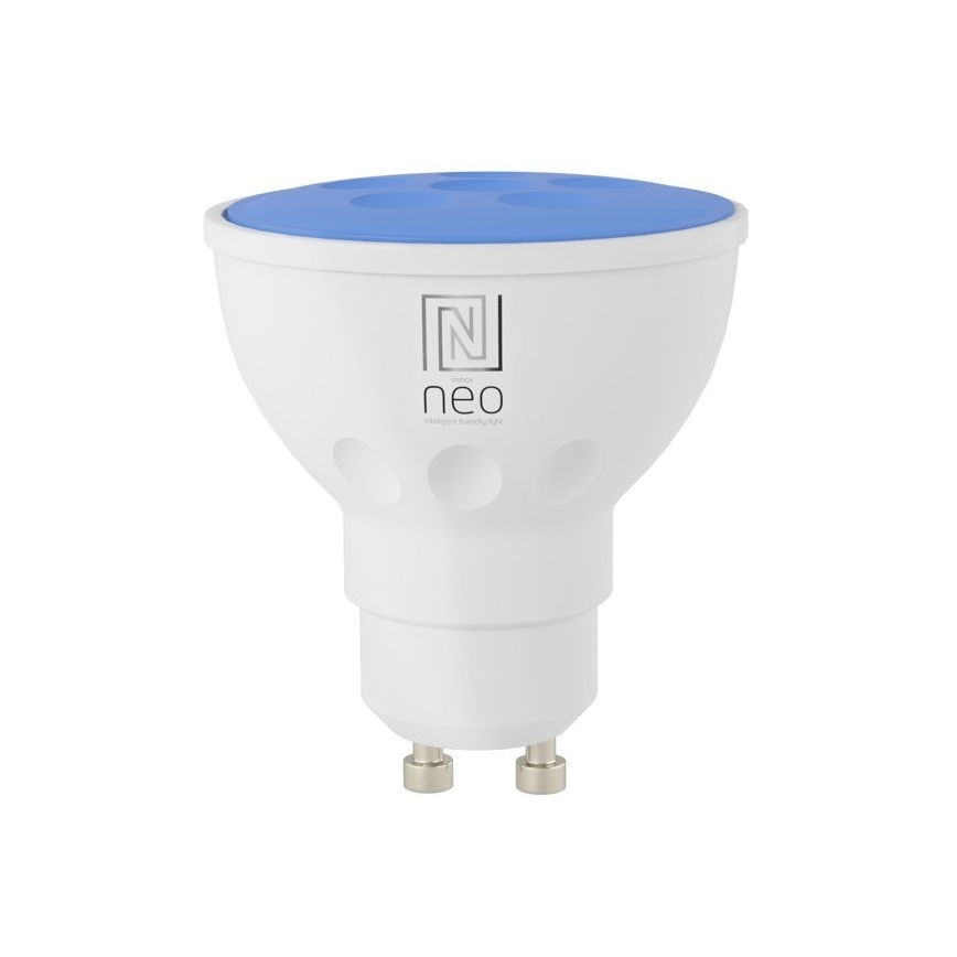 Immax NEO 07724L - LED RGB+CCT Ljusreglerad glödlampa GU10/4,8W/230V 2700K Wi-Fi Tuya