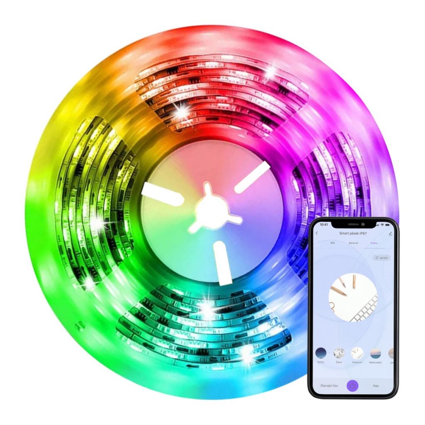 Immax NEO 07725L - LED RGB+CCT ljusreglerad  ljusslinga NEO LITE LED/24W/230V 5 m IP67 Wi-Fi Tuya