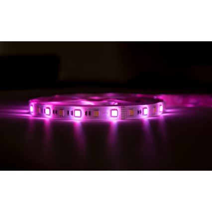 Immax NEO 07726L - LED RGB+CCT Dimbar remsa NEO LITE LED/24W/230V 5 m IP65 MUSIC Wi-Fi Tuya + fjärrkontroll