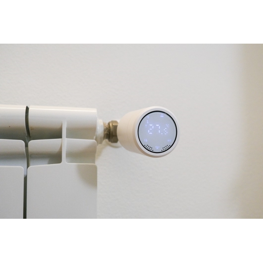 Immax NEO 07732C - KIT 4x Thermostatic head + BRIDGE PRO v3 2xAA/3V Wi-Fi Tuya