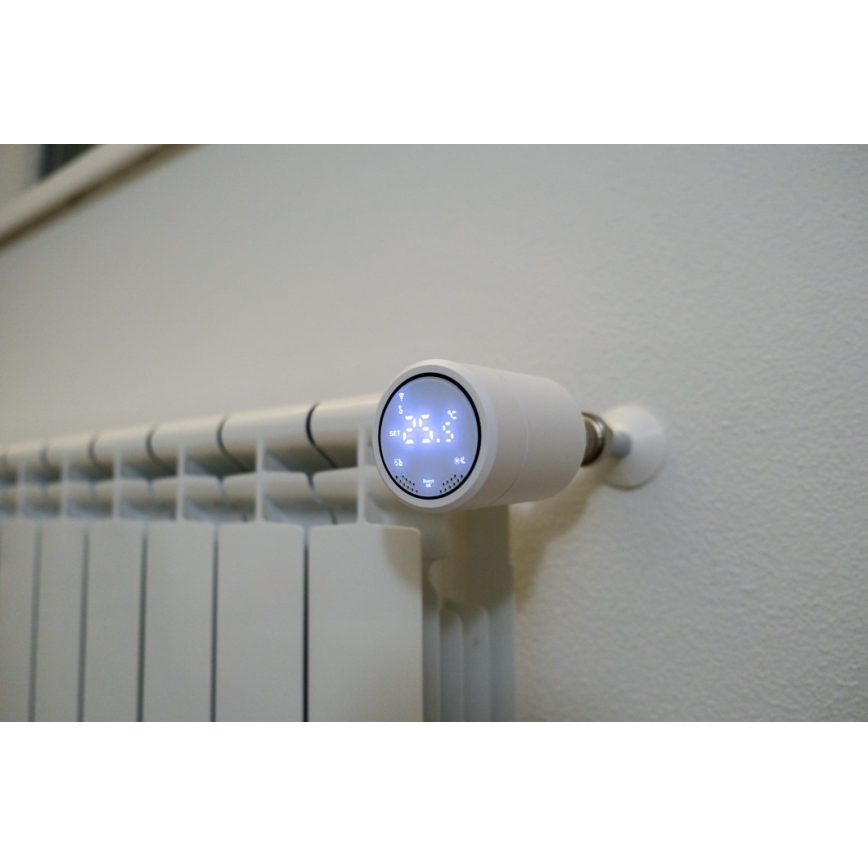 Immax NEO 07732C - KIT 4x Thermostatic head + BRIDGE PRO v3 2xAA/3V Wi-Fi Tuya