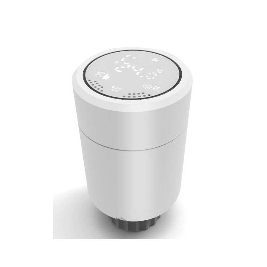 Immax NEO 07732C - KIT 4x Thermostatic head + BRIDGE PRO v3 2xAA/3V Wi-Fi Tuya
