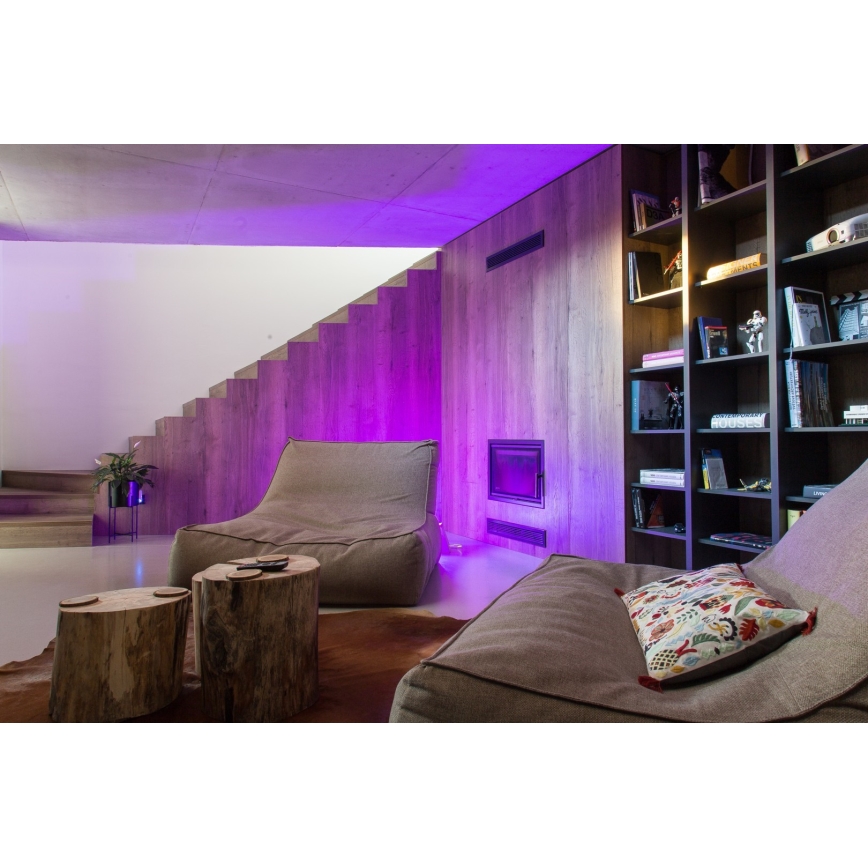 Immax NEO 07733CDO - KIT 3x LED RGB+CCT Ljusreglerad glödlampa E27/11W/230V Wi-Fi Tuya + fjärrkontroll