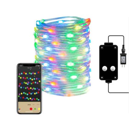 Immax NEO 07736L - LED RGB Ljusreglerad utomhus list NEO LITE LED/8,4W/230V 16 m IP44 Wi-Fi Tuya