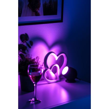 Immax NEO 07739L - LED RGB+CCT Ljusreglerad bordslampa ATMOSPHERE LED/3W/5V Wi-Fi Tuya