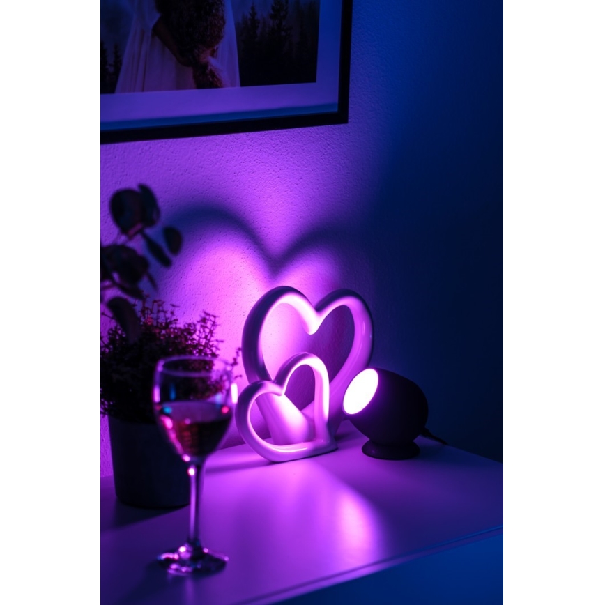Immax NEO 07739L - LED RGB+CCT Ljusreglerad bordslampa ATMOSPHERE LED/3W/5V Wi-Fi Tuya