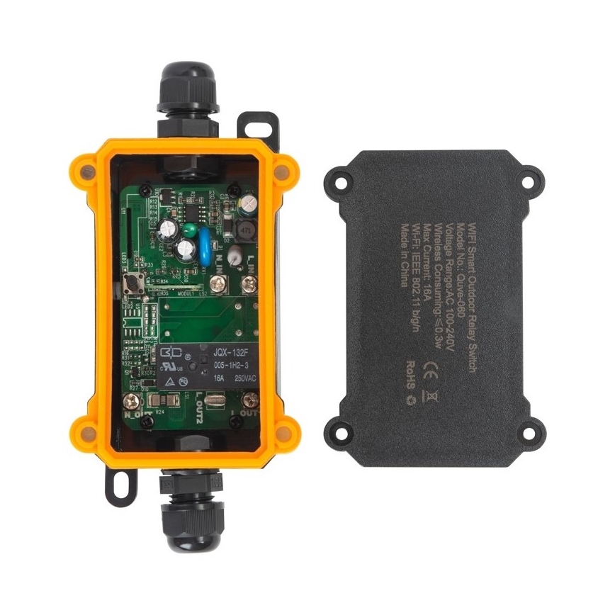 Immax NEO 07746L - Smart utomhusbrytare NEO LITE 3680W/230V/16A IP68 Wi-Fi Tuya