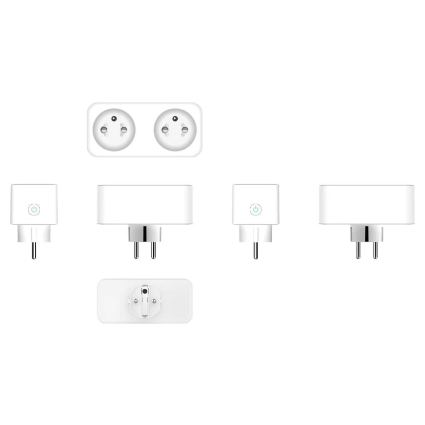 Immax NEO 07751L - Smart kontakt splitter NEO LITE 2x16A/230V Wi-Fi Tuya
