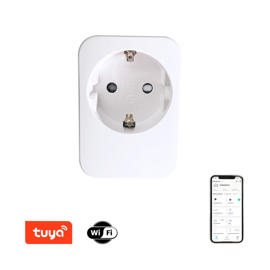 Immax NEO 07761L - Smart kontakt NEO LITE 3680W/230V/16A Wi-Fi Tuya