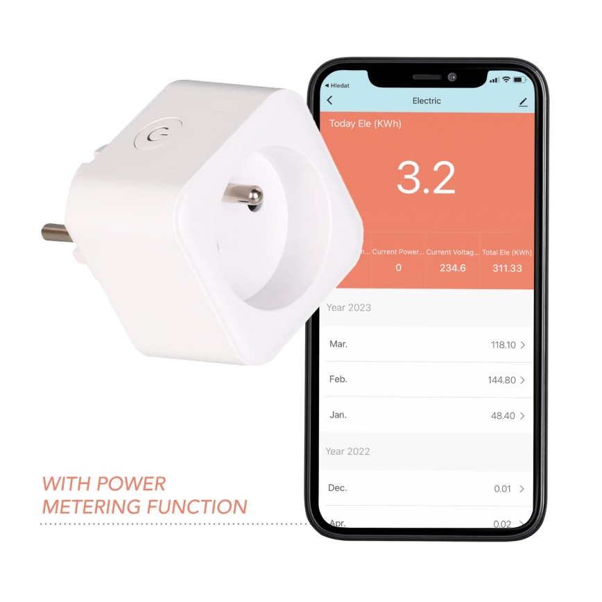 Immax NEO 07762L - Smart kontakt NEO LITE 3680W/230V/16A Wi-Fi Tuya