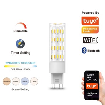 Immax NEO 07763L - LED Ljusreglerad glödlampa NEO LITE G9/4W/230V 2700-6500K Wi-Fi Tuya