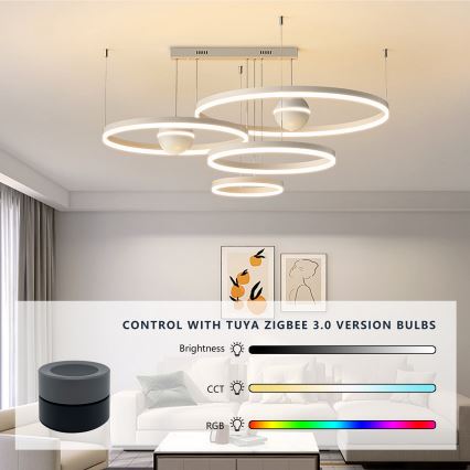 Immax NEO 07768L - Smart svängbar dimmer 1xCR2032 Tuya