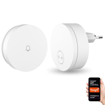 Immax NEO 07769L - Plugin trådlös dörrklocka NEO LITE 230V Wi-Fi Tuya