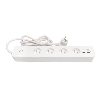 Immax NEO 07771L- Förlängningskabel NEO LITE Smart 4AC+3xUSB+1xUSB C Wi-Fi Tuya