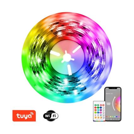 Immax NEO 07775L - LED RGB+CCT Dimbar remsa NEO LITE LED/48W/230V 10 m IP65 MUSIC Wi-Fi Tuya + fjärrkontroll