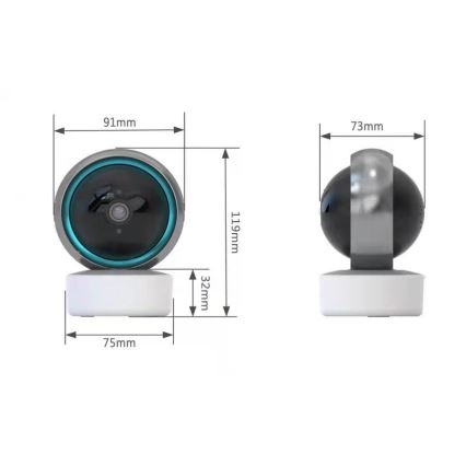 Immax NEO 07781L  - Smart inomhus kamera med sensor EYE NEO LITE 355° P/T 5MP Wi-Fi Tuya