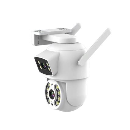 Immax NEO 07783L - Smart utomhuskamera med sensor DOUBLE 355° P/T 2x2MP IP65 Wi-Fi Tuya