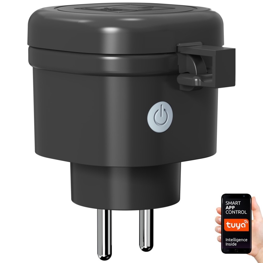 Immax NEO 07787L - Smart utomhus socket NEO LITE 3680W/230V/16A IP44 Wi-Fi Tuya