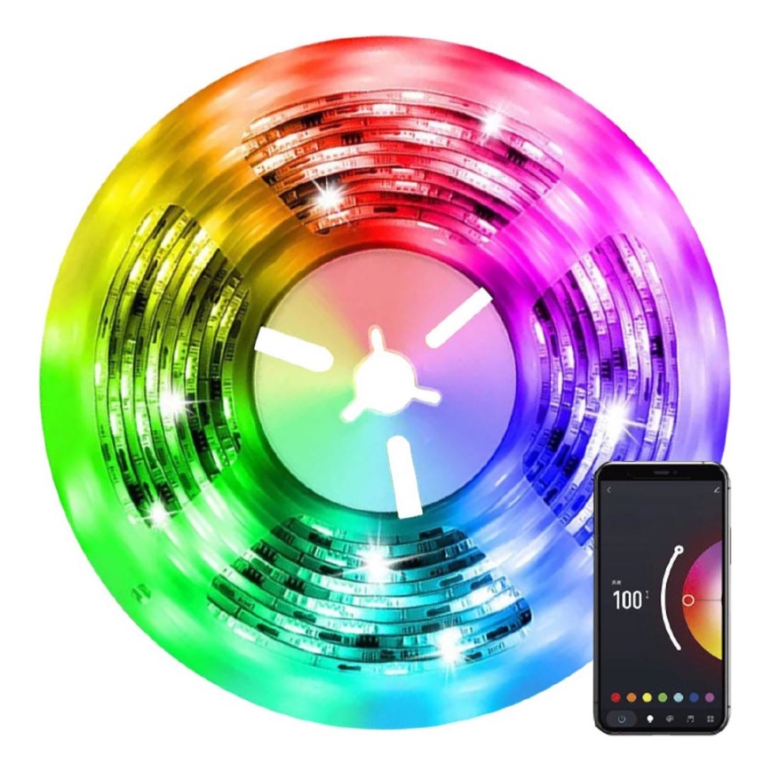 Immax NEO 07790L - LED RGB+CCT Dimbar remsa NEO SMART LED/15W/230V 3m IP65 Wi-Fi Tuya