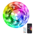 Immax NEO 07791L - LED RGB Dimbar remsa NEO LITE LED/18W/230V 5m IP65 MUSIC Wi-FI Tuya + fjärrkontroll
