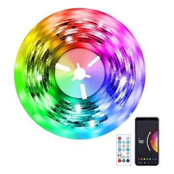 Immax NEO 07791L - LED RGB Dimbar remsa NEO LITE LED/18W/230V 5m IP65 MUSIC Wi-FI Tuya + fjärrkontroll