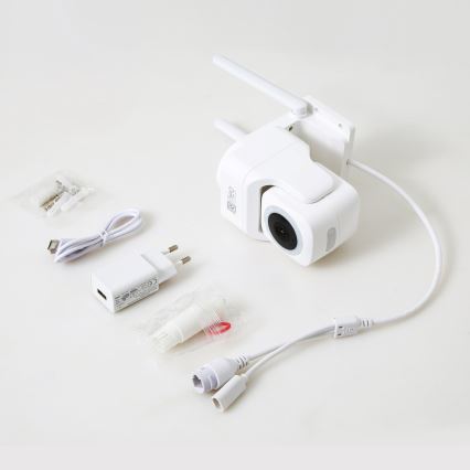 Immax NEO 07793L - Smart utomhuskamera med sensor CUBE 4MP 5V IP65 Wi-Fi Tuya
