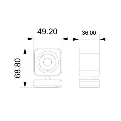 Immax NEO 07796L-Smart inomhus kamera med sensor LITTLE CUBE 3MP 5V Wi-Fi Tuya
