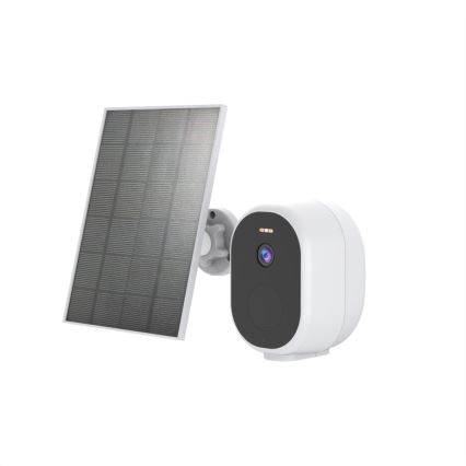 Immax NEO 07802L - Smart utomhus solcellskamera med sensor BARREL 5000 mAh Wi-Fi Tuya IP65