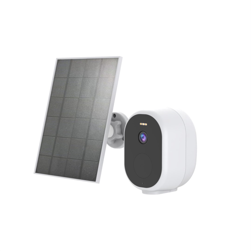 Immax NEO 07802L - Smart utomhus solcellskamera med sensor BARREL 5000 mAh Wi-Fi Tuya IP65