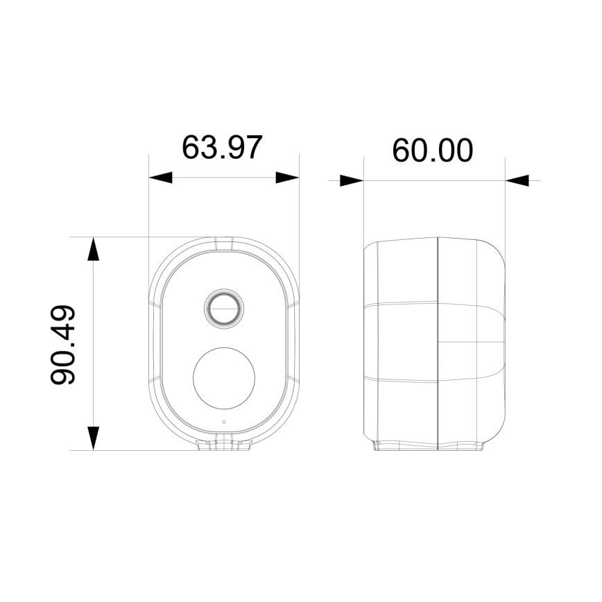 Immax NEO 07802L - Smart utomhus solcellskamera med sensor BARREL 5000 mAh Wi-Fi Tuya IP65
