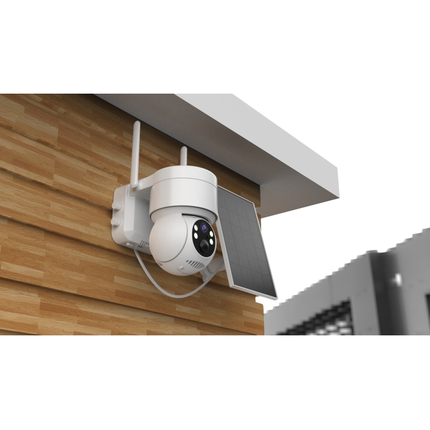 Immax NEO 07803L - Smart utomhus solcellskamera med sensor SENTRY 6000 mAh Wi-Fi Tuya IP65