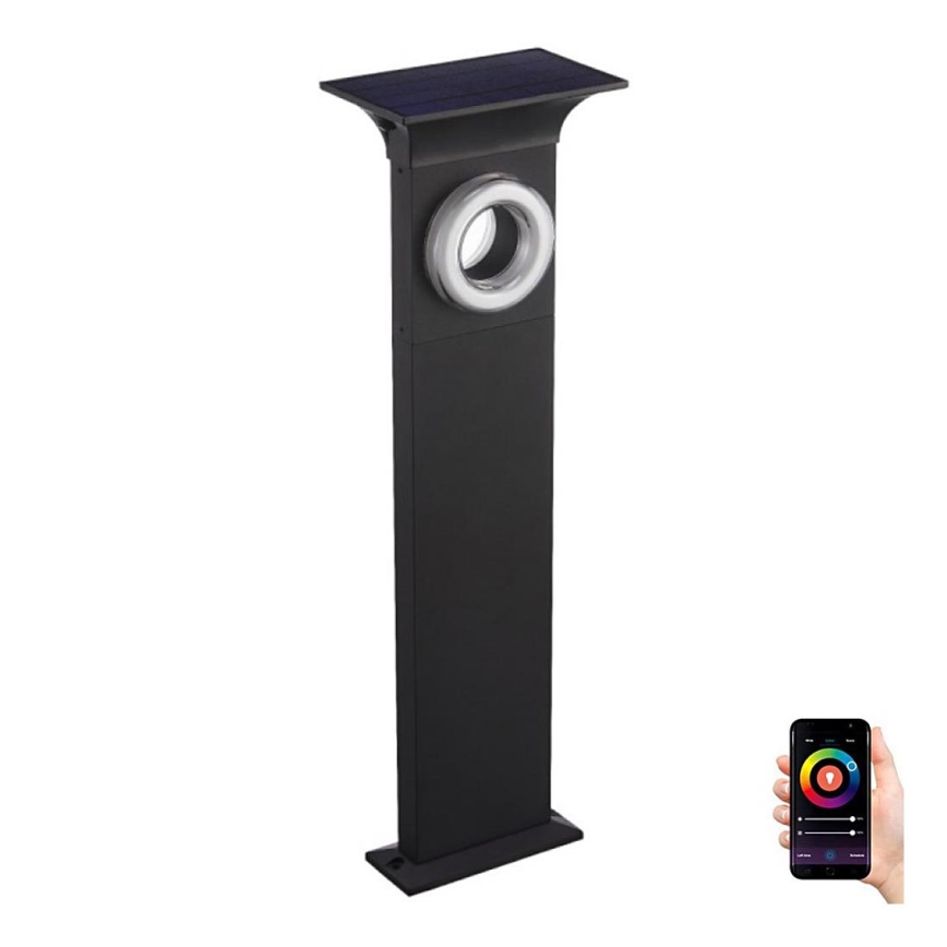 Immax NEO 07904L - LED RGB+CW/W Ljusreglerad solcell lampa ANEL LED/2W/5V IP54 Tuya 2000 mAh